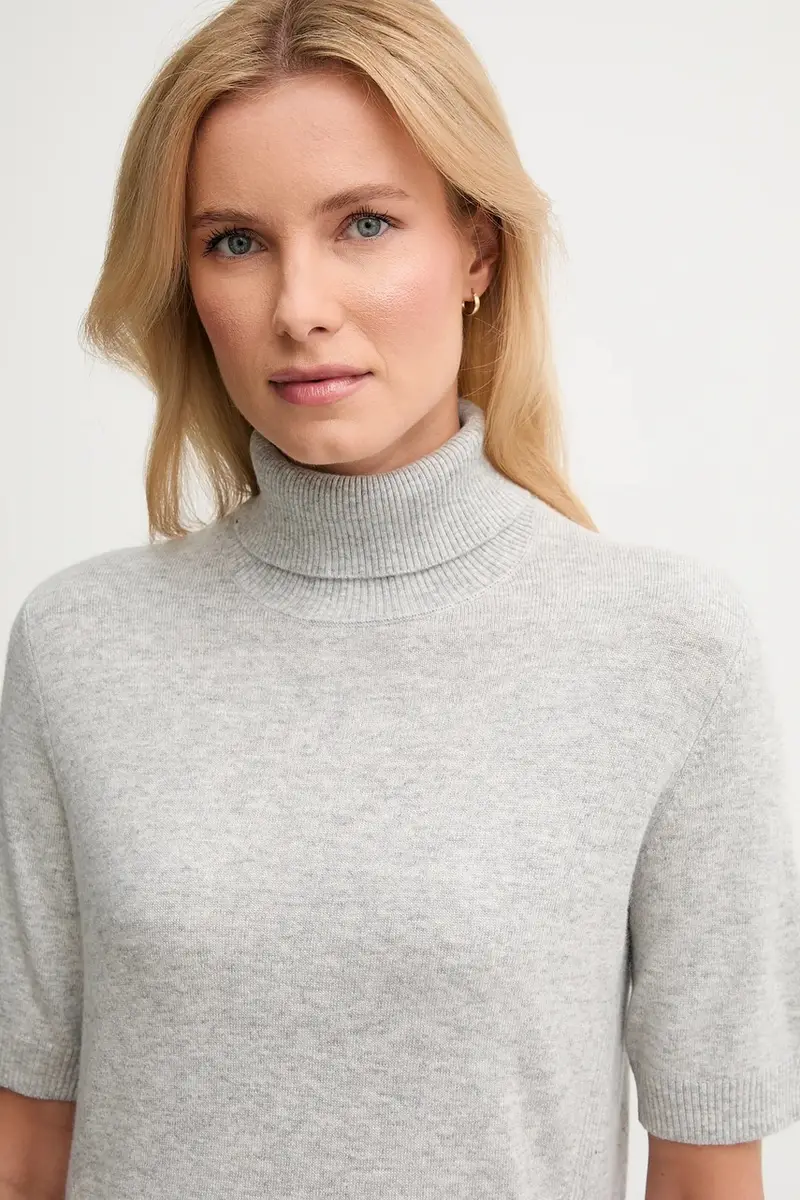 maglione con lana per bambini colore grigio 102HD203X miniatura 4