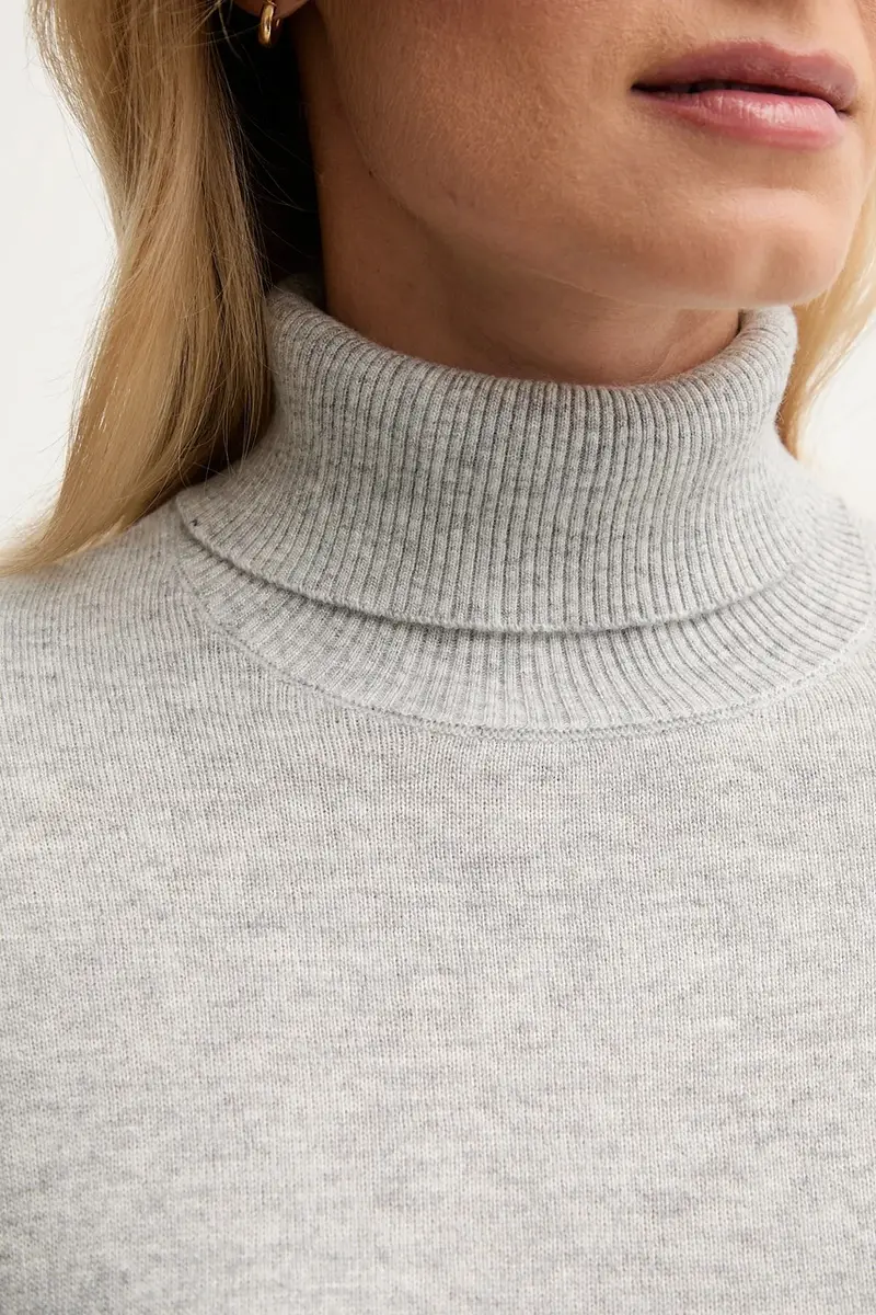 maglione con lana per bambini colore grigio 102HD203X miniatura 5