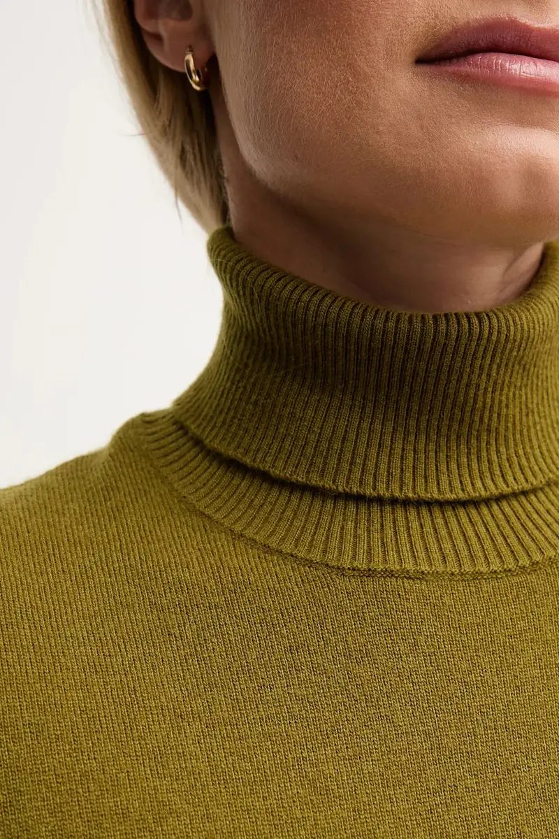 maglione con lana per bambini colore verde 102HD203X miniatura 5