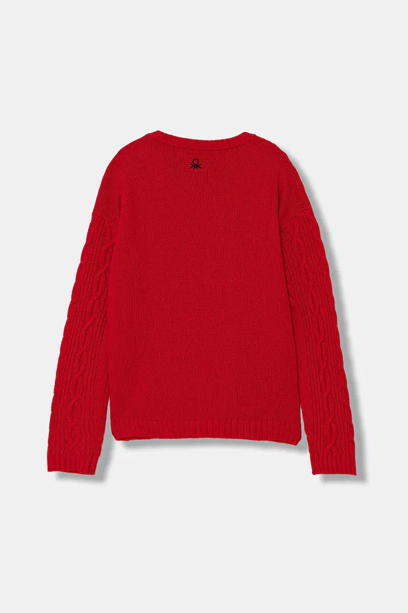 maglione con lana per bambini Rosso miniatura 2