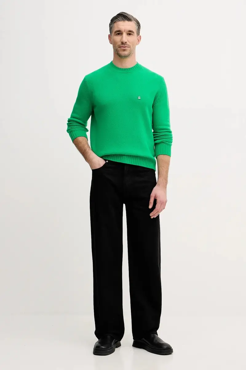 maglione con lana Verde miniatura 2