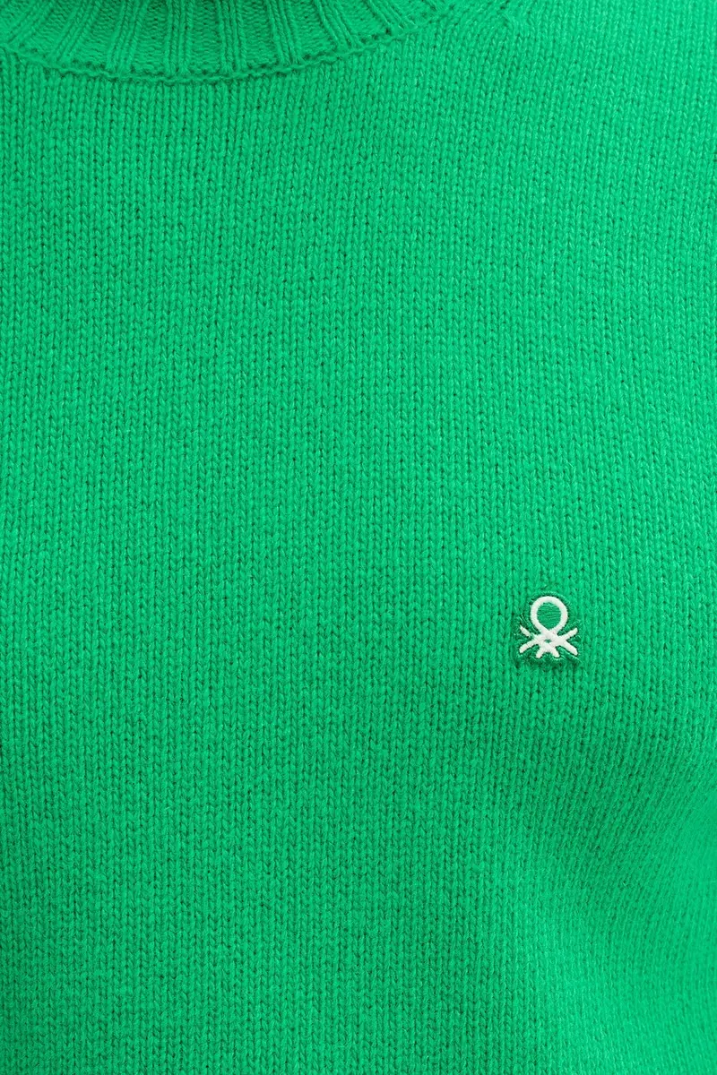 maglione con lana Verde miniatura 5