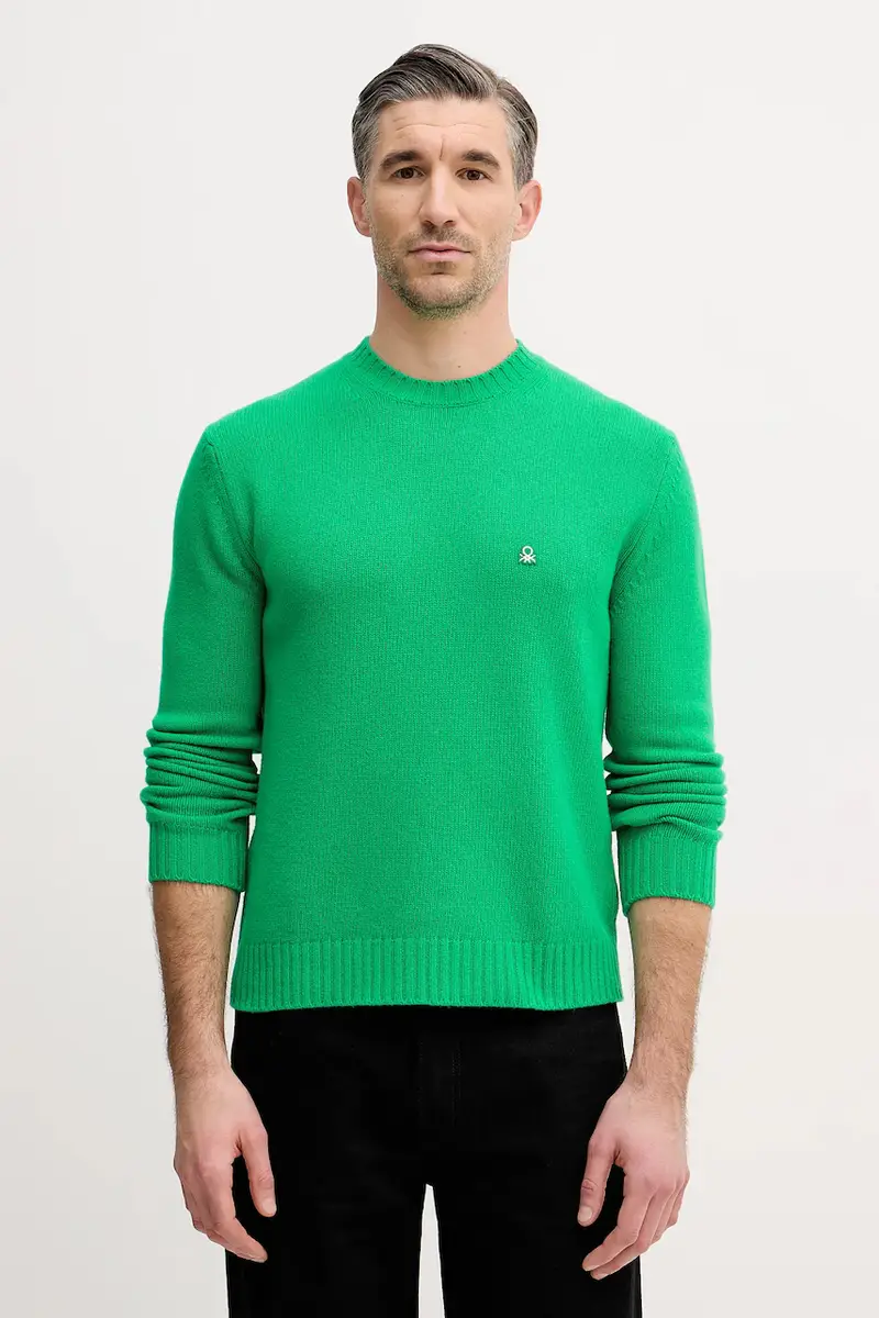 maglione con lana Verde