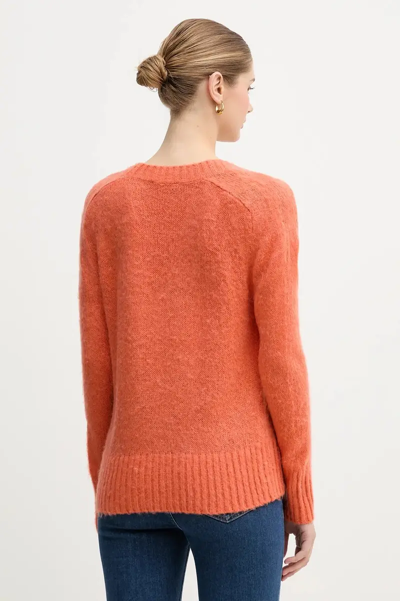 maglione con mohair Arancione miniatura 3