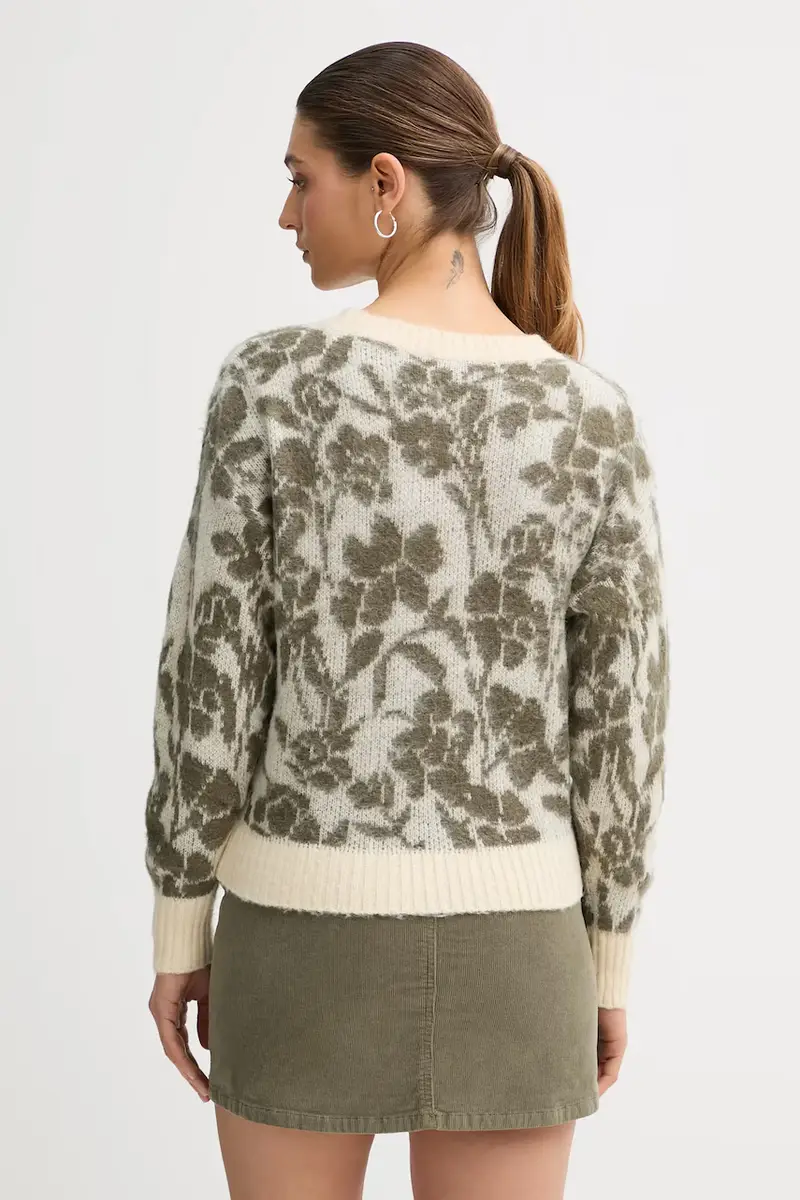 maglione con mohair colore beige 1VAAE10F3 miniatura 3