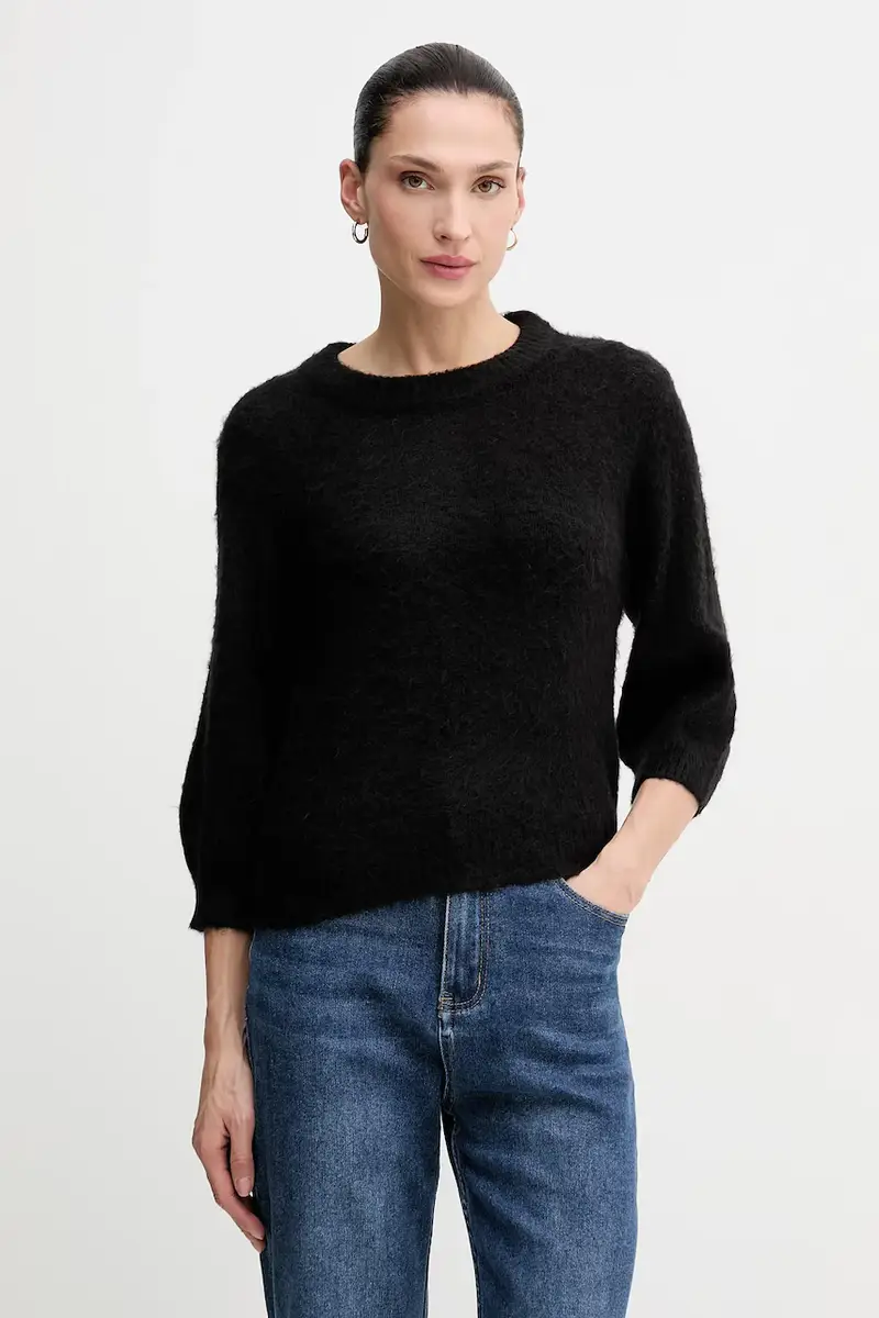 maglione con mohair colore nero 1VAAD10F4