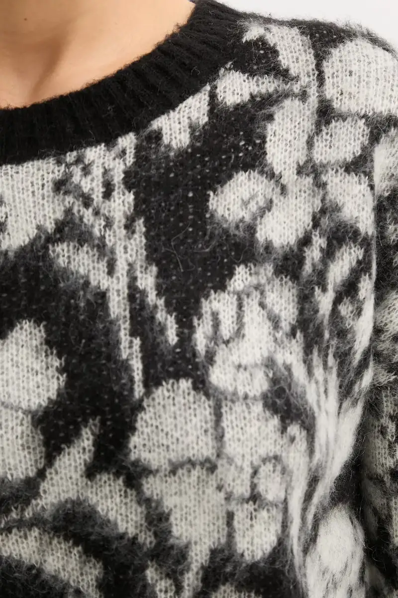 maglione con mohair colore nero 1VAAE10F3 miniatura 5