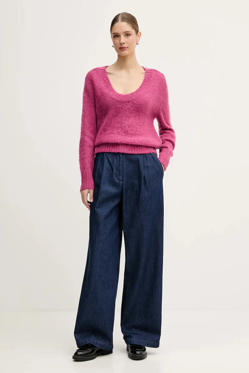 maglione con mohair Rosa miniatura 2