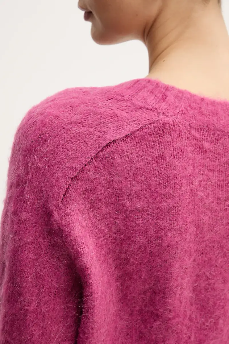 maglione con mohair Rosa miniatura 5