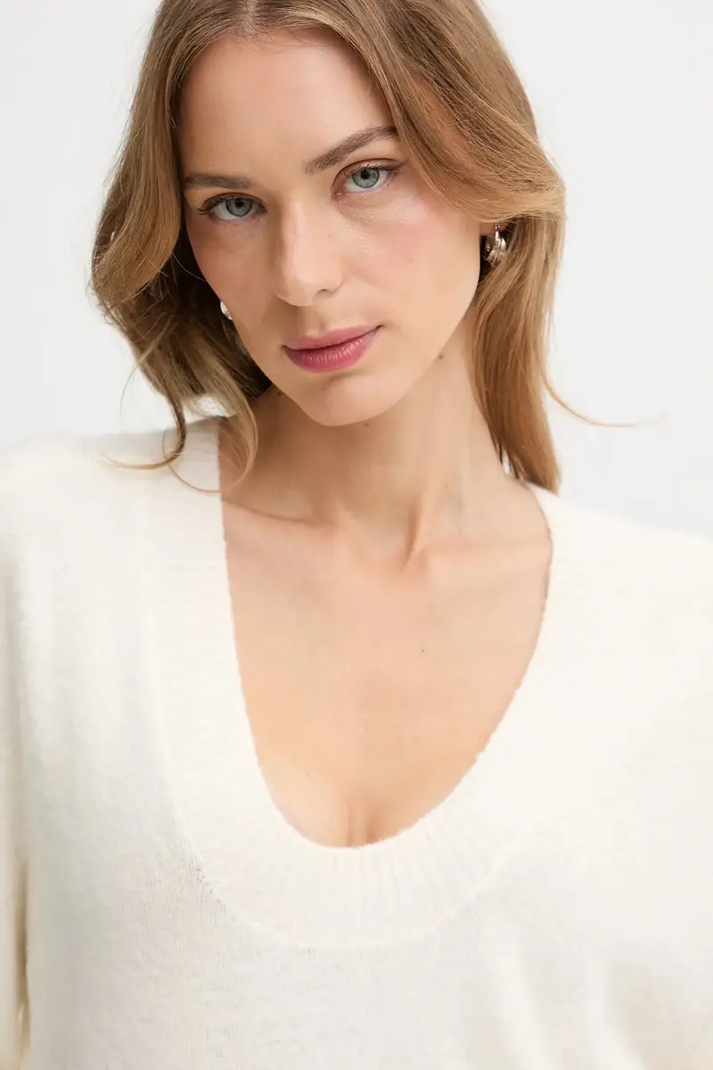 maglione donna colore beige 11CZD10FD miniatura 4