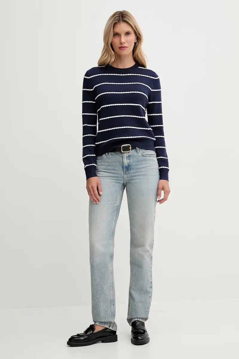 maglione donna colore blu navy 104ME10EB miniatura 2