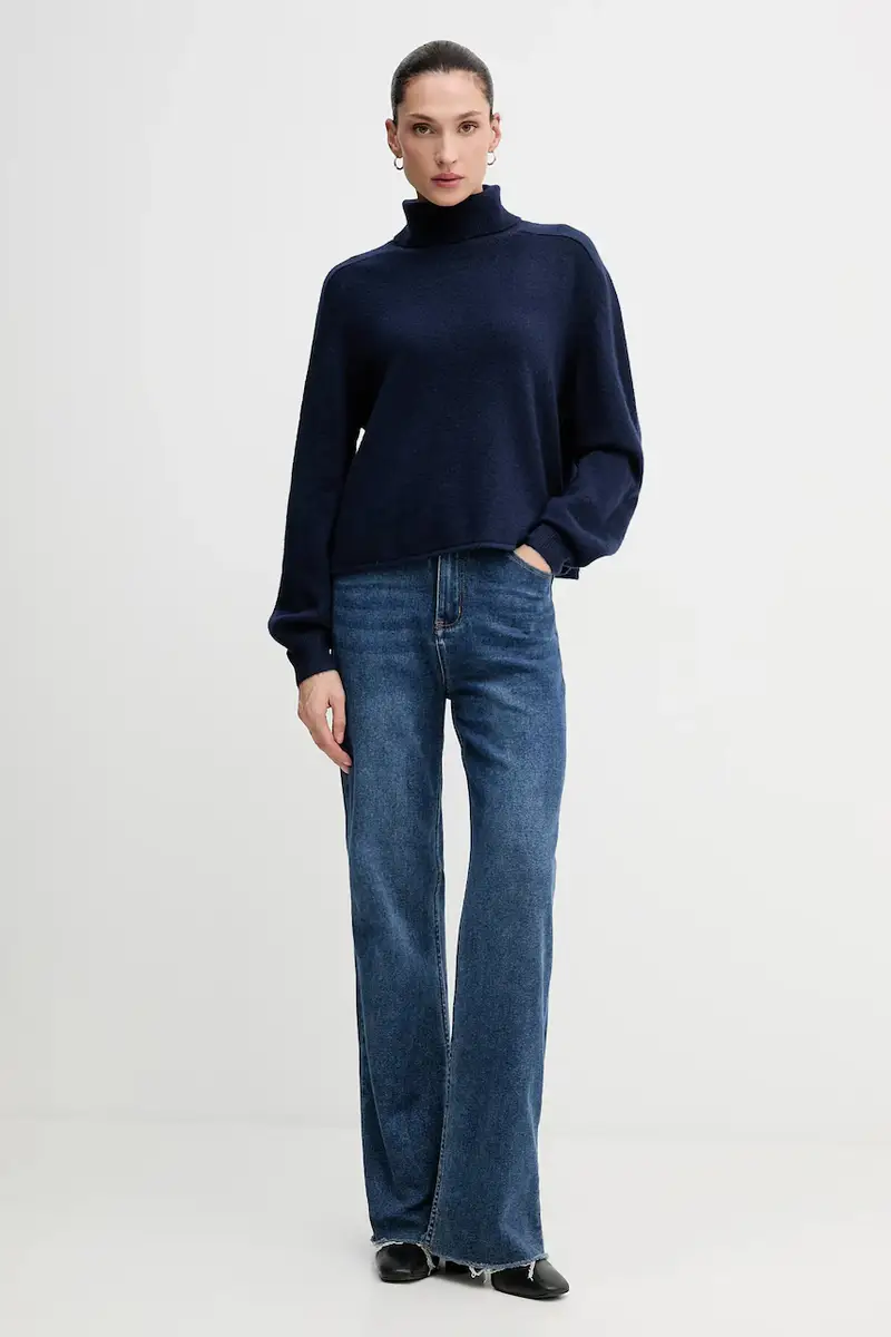 maglione donna colore blu navy 11CZD204F miniatura 2