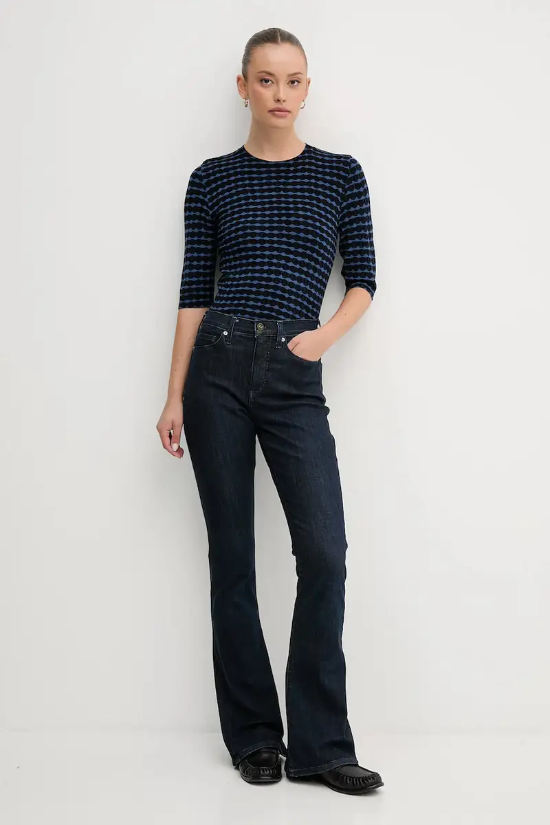 maglione donna colore blu navy 12F3D10EE miniatura 2