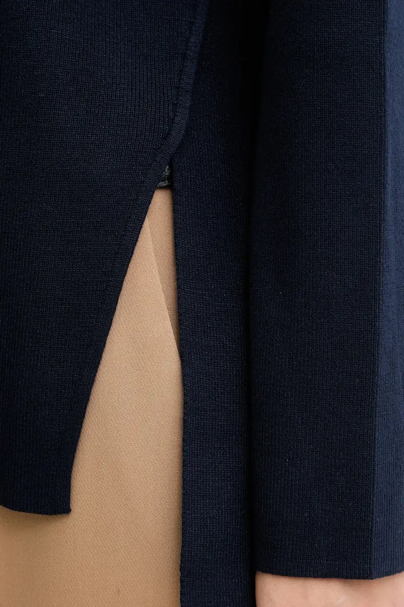 maglione donna colore blu navy 17Q3D10F9 miniatura 5