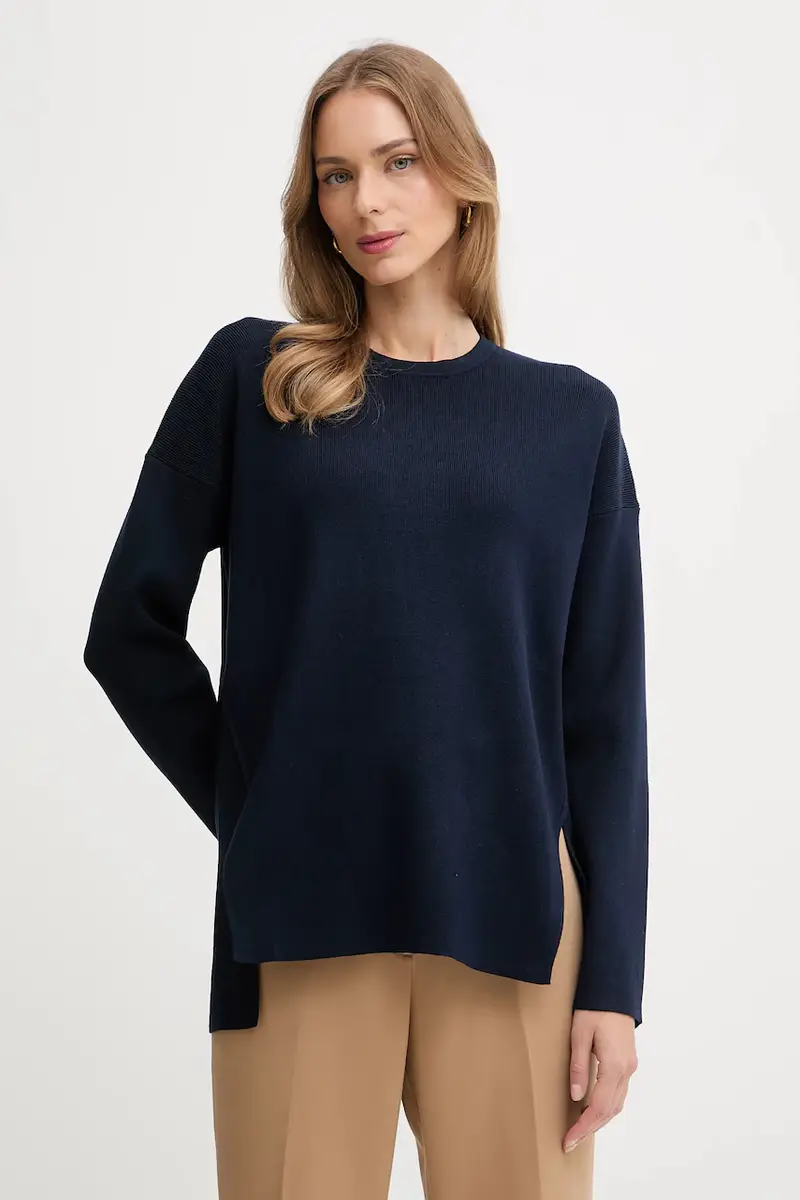 maglione donna colore blu navy 17Q3D10F9