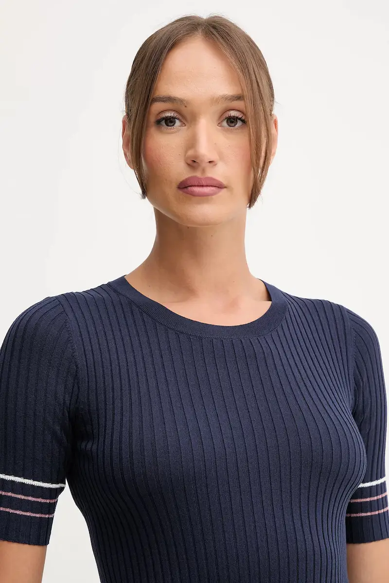 maglione donna colore blu navy 1E3RE10EK miniatura 4