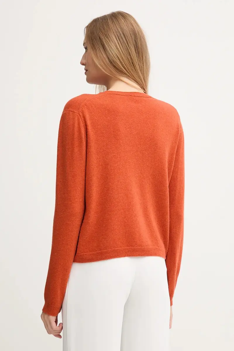 maglione donna colore grigio 1002D501U Arancione miniatura 3