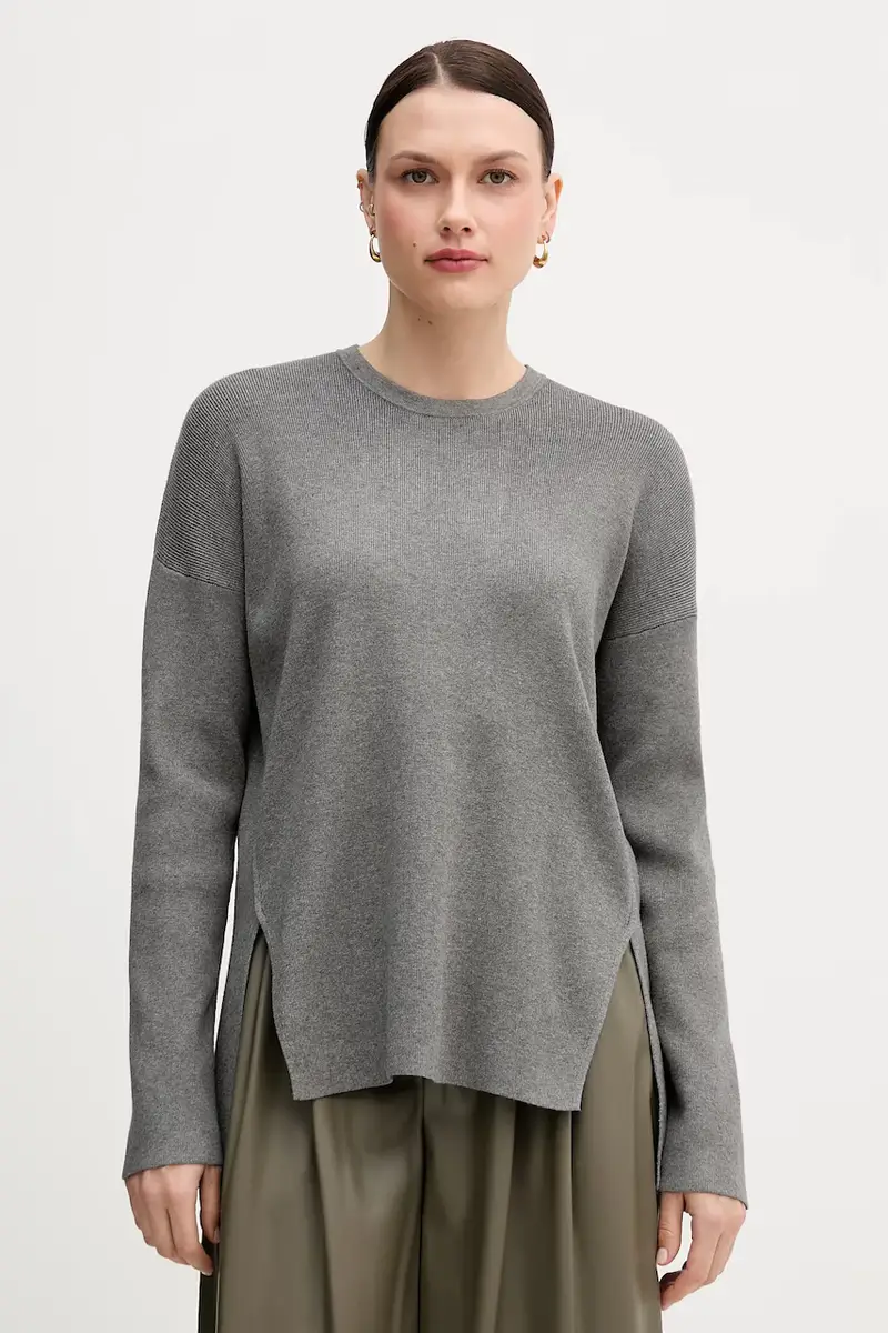 maglione donna colore grigio 17Q3D10F9