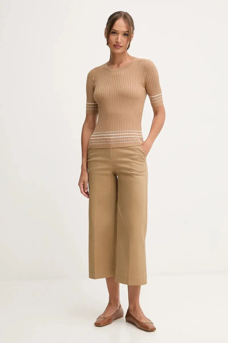 maglione donna colore marrone 1E3RE10EK miniatura 2