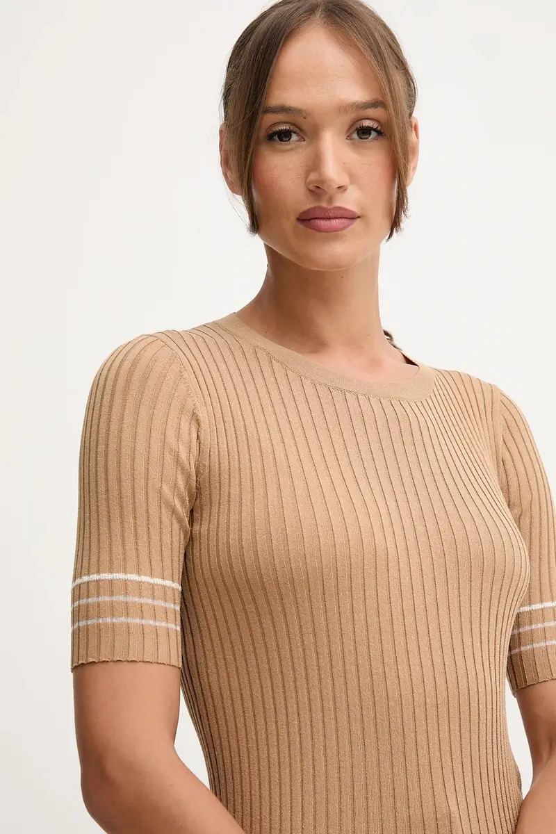 maglione donna colore marrone 1E3RE10EK miniatura 4