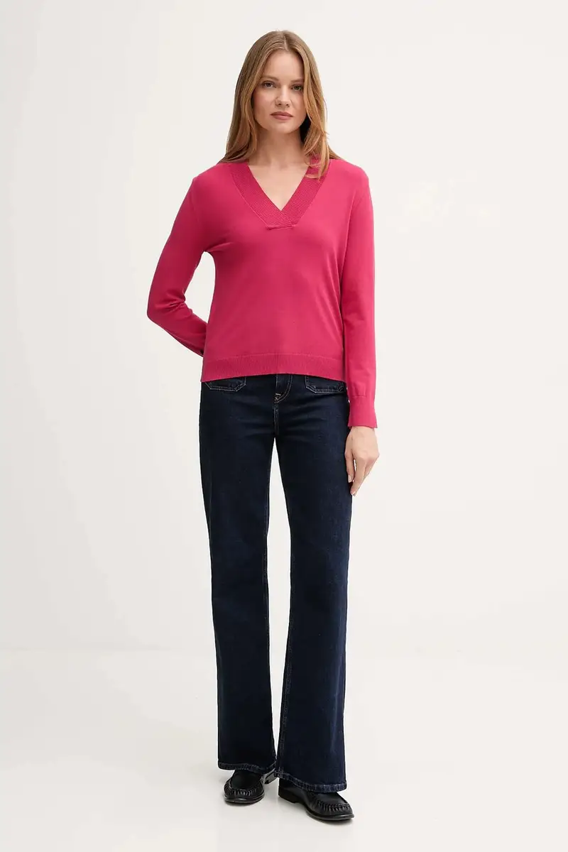 maglione donna colore rosa 1W2AD4034 miniatura 2