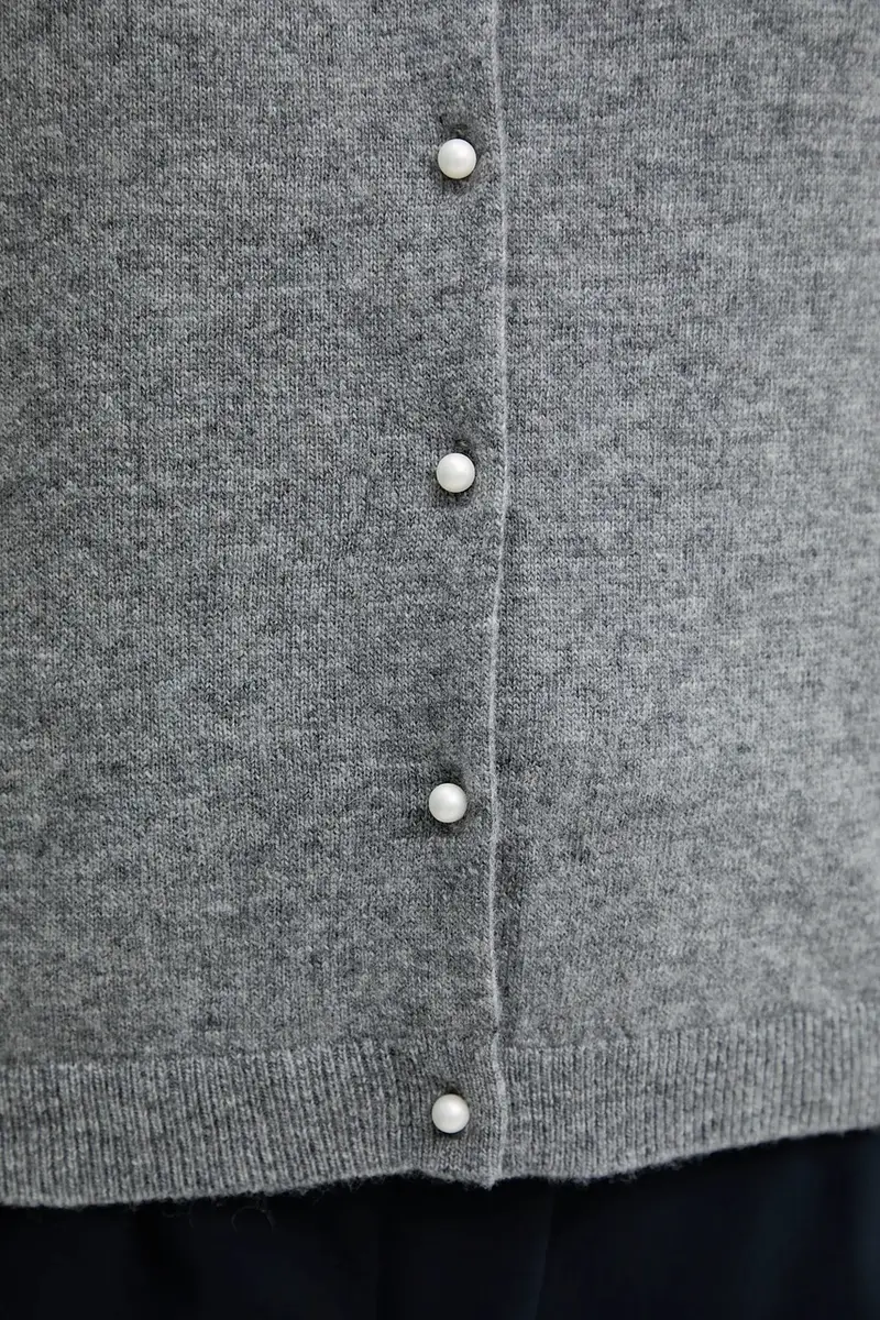 maglione donna colore violetto 1002D501U Grigio miniatura 5