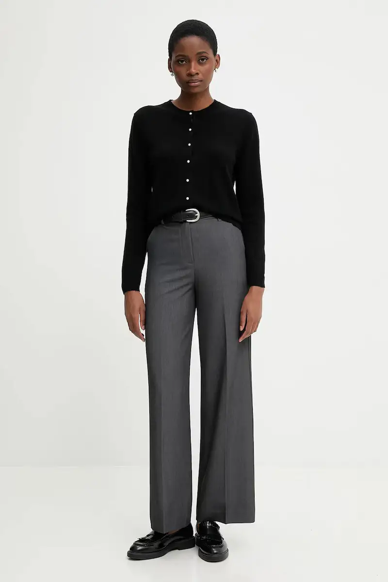 maglione donna colore violetto 1002D501U Nero miniatura 2