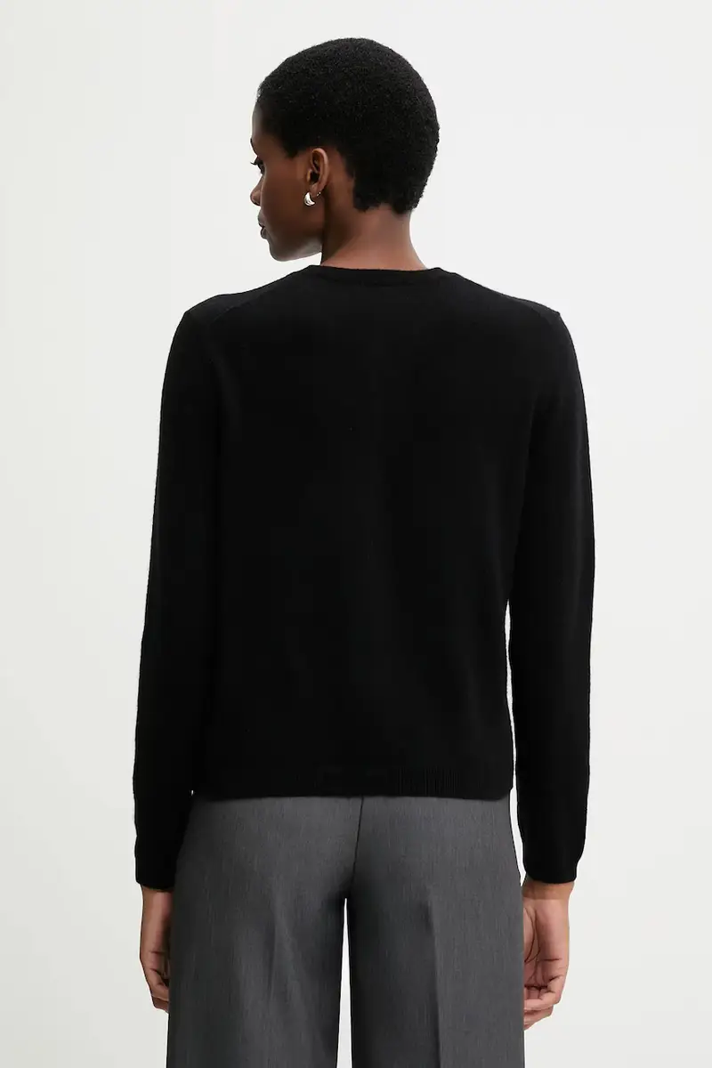 maglione donna colore violetto 1002D501U Nero miniatura 3