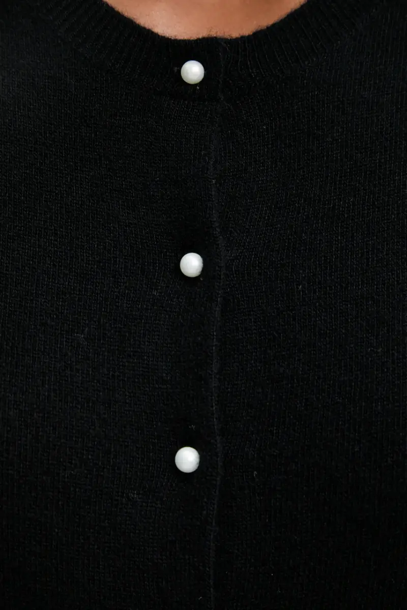 maglione donna colore violetto 1002D501U Nero miniatura 5