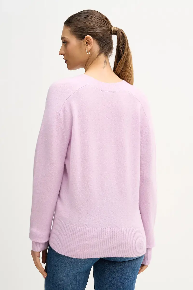 maglione donna colore violetto 11CZD10FD miniatura 3