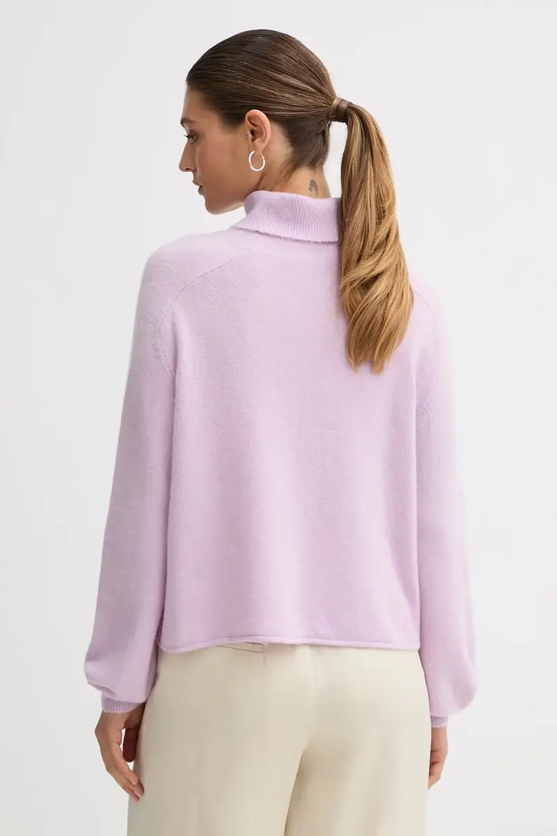 maglione donna colore violetto 11CZD204F miniatura 3