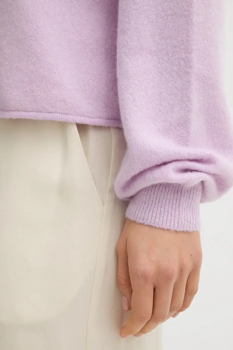 maglione donna colore violetto 11CZD204F miniatura 5