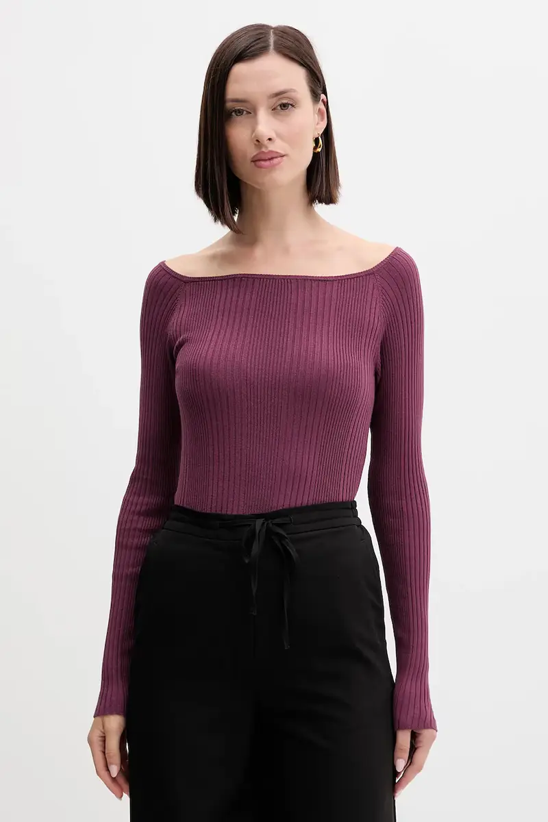maglione donna colore violetto 16UYD10E7