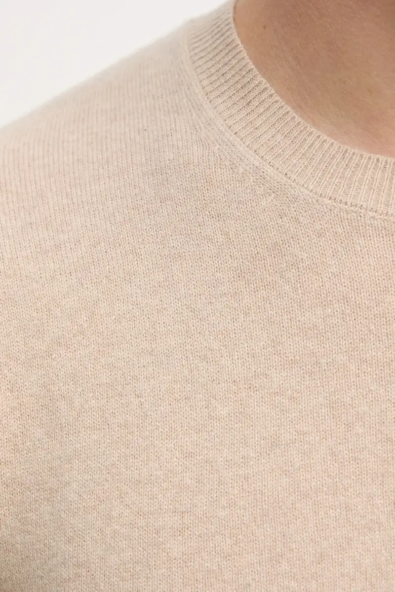 maglione in cachemirie Beige miniatura 5