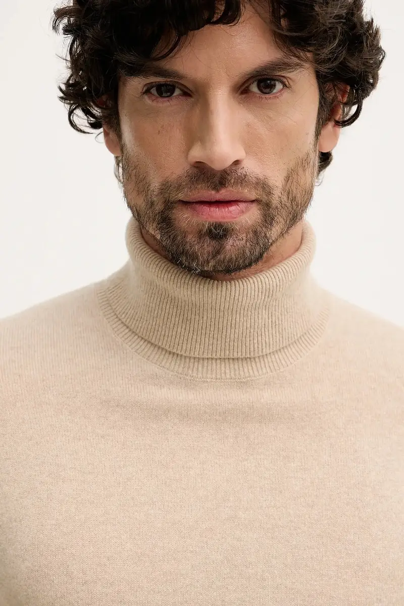 maglione in cachemirie Beige miniatura 4