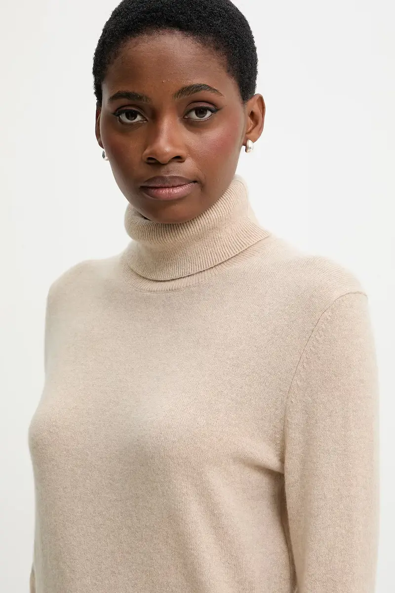 maglione in cachemirie colore beige 1033D202D miniatura 4