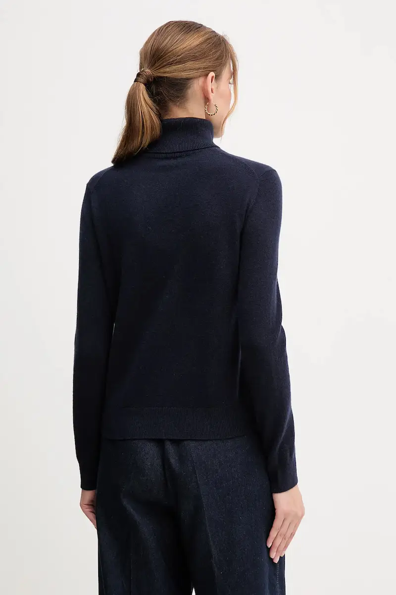 maglione in cachemirie colore beige 1033D202D Blu navy miniatura 3