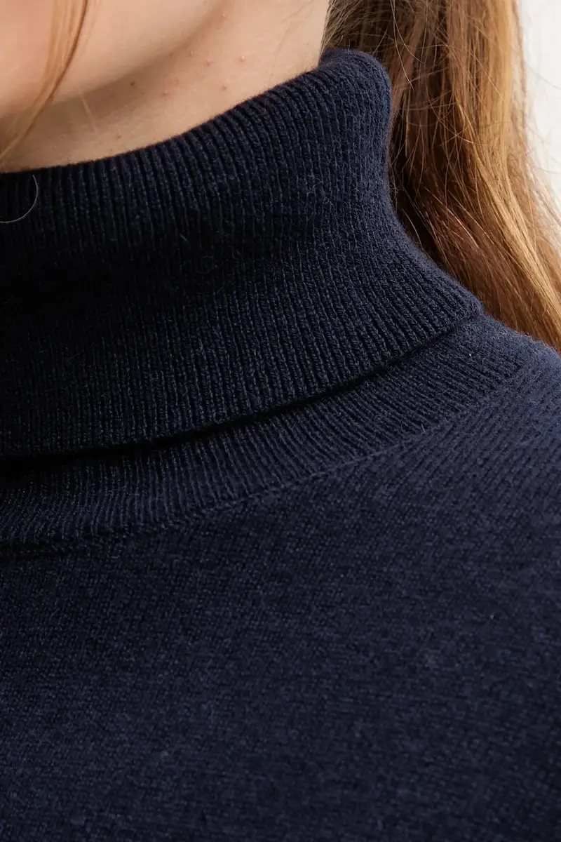 maglione in cachemirie colore beige 1033D202D Blu navy miniatura 5