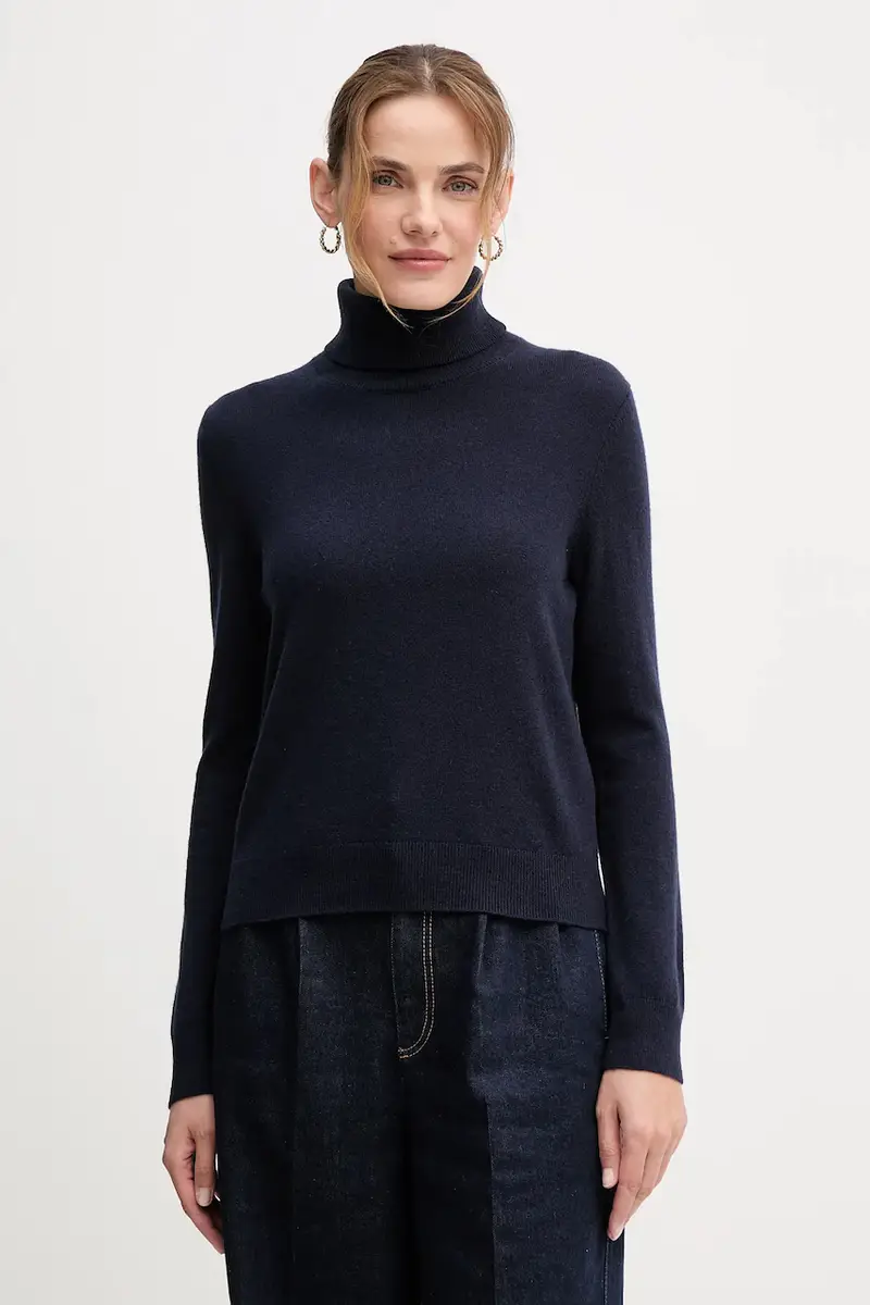 maglione in cachemirie colore beige 1033D202D Blu navy