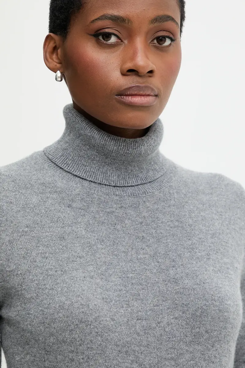 maglione in cachemirie colore beige 1033D202D Grigio miniatura 4