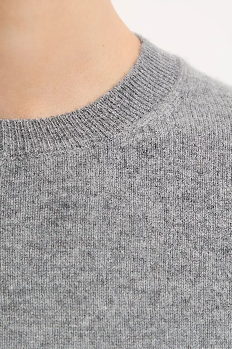 maglione in cachemirie colore blu navy 1033D107P Grigio miniatura 5