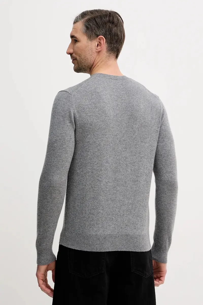 maglione in cachemirie Grigio miniatura 3
