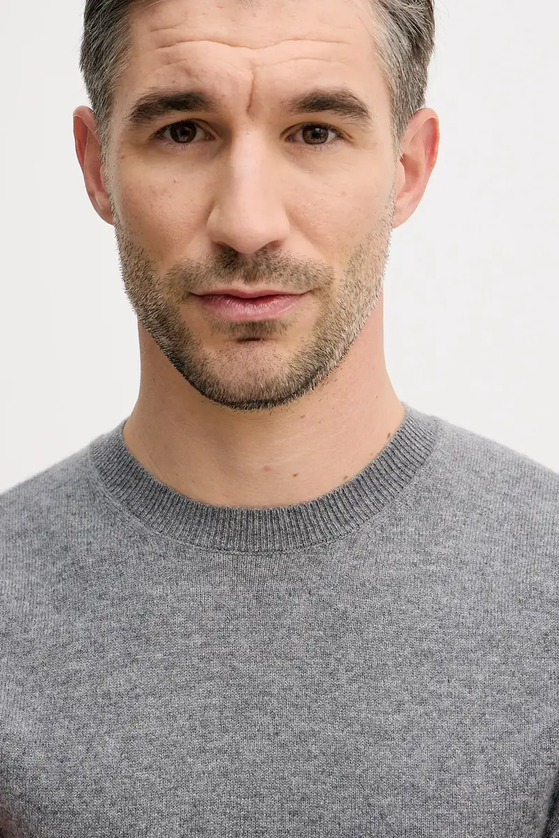 maglione in cachemirie Grigio miniatura 4