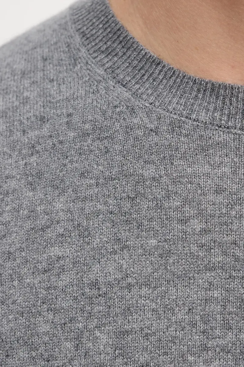 maglione in cachemirie Grigio miniatura 5