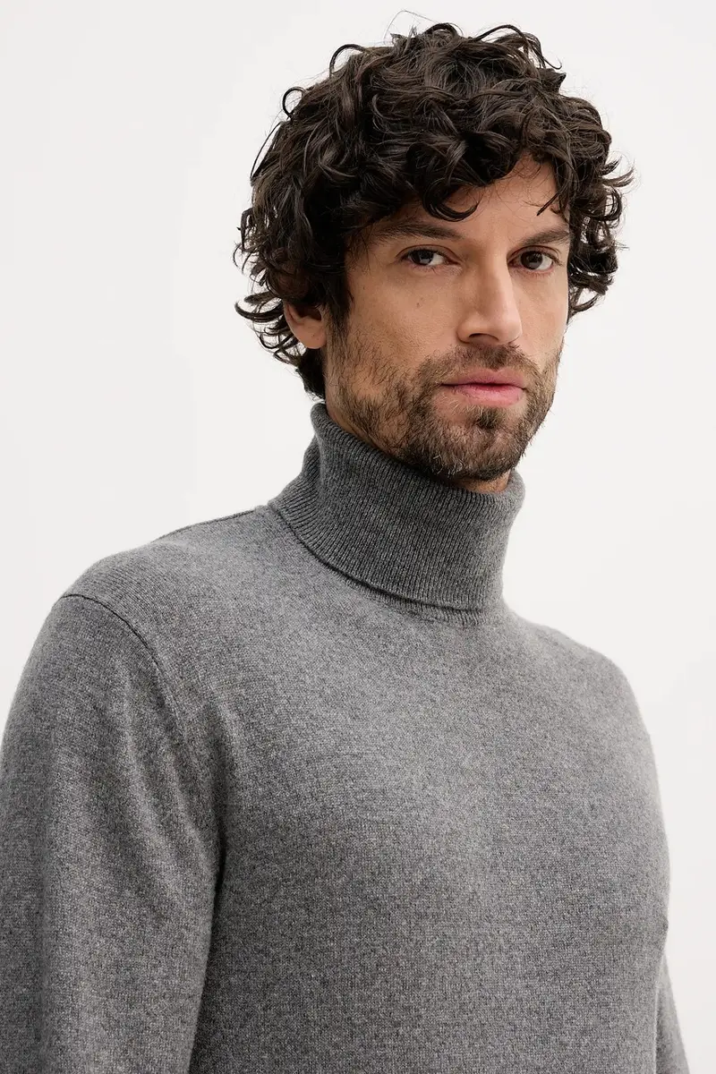 maglione in cachemirie Grigio miniatura 4