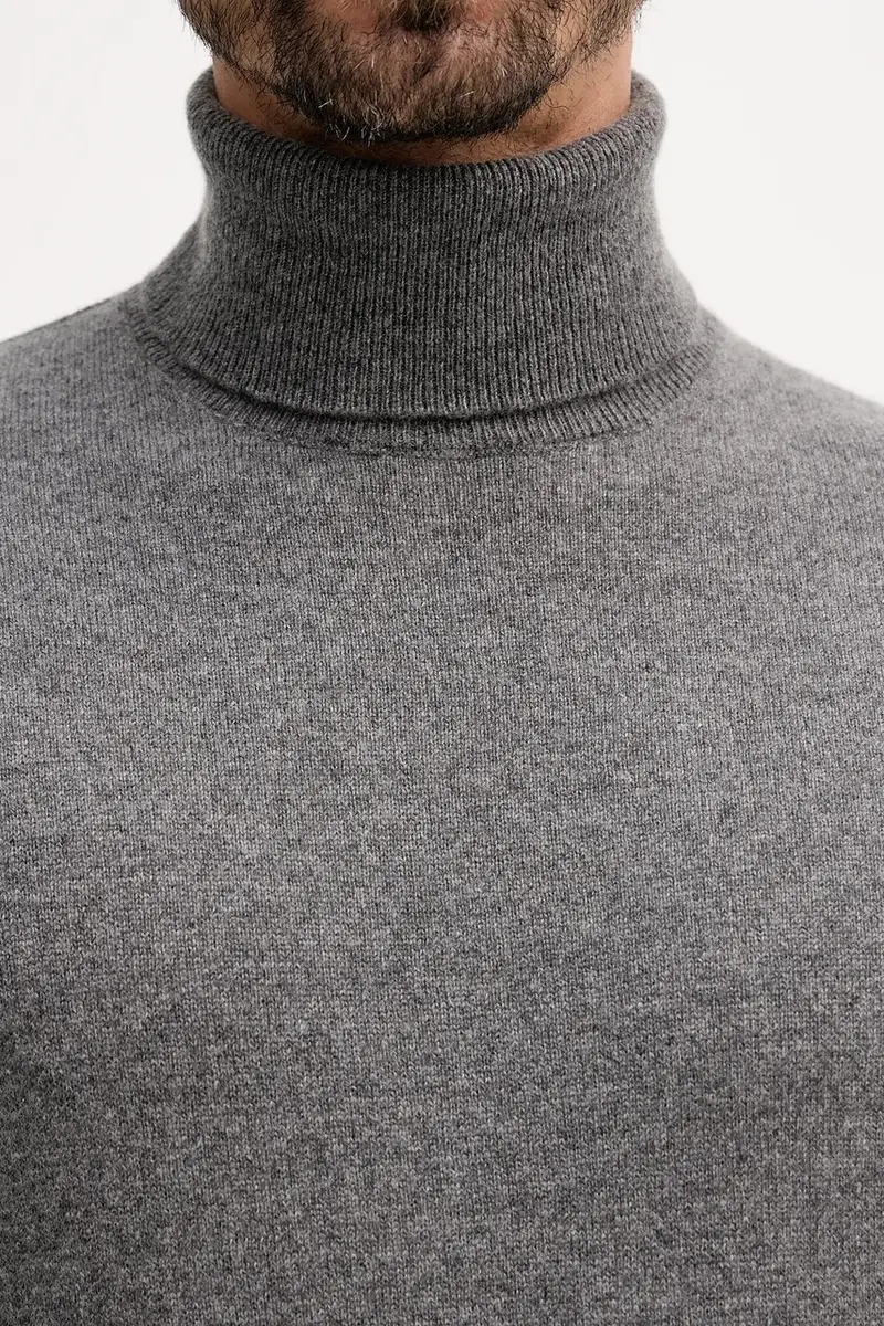 maglione in cachemirie Grigio miniatura 5