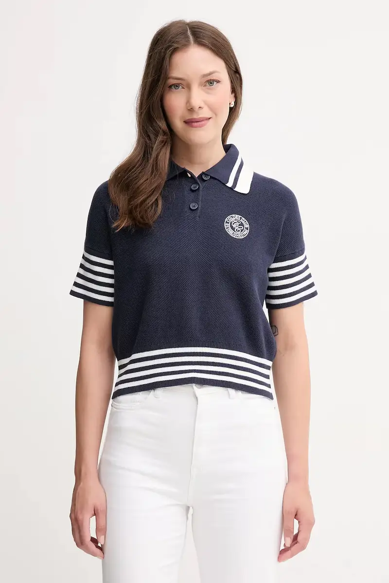 maglione in cotone donna colore blu navy 1294E301D