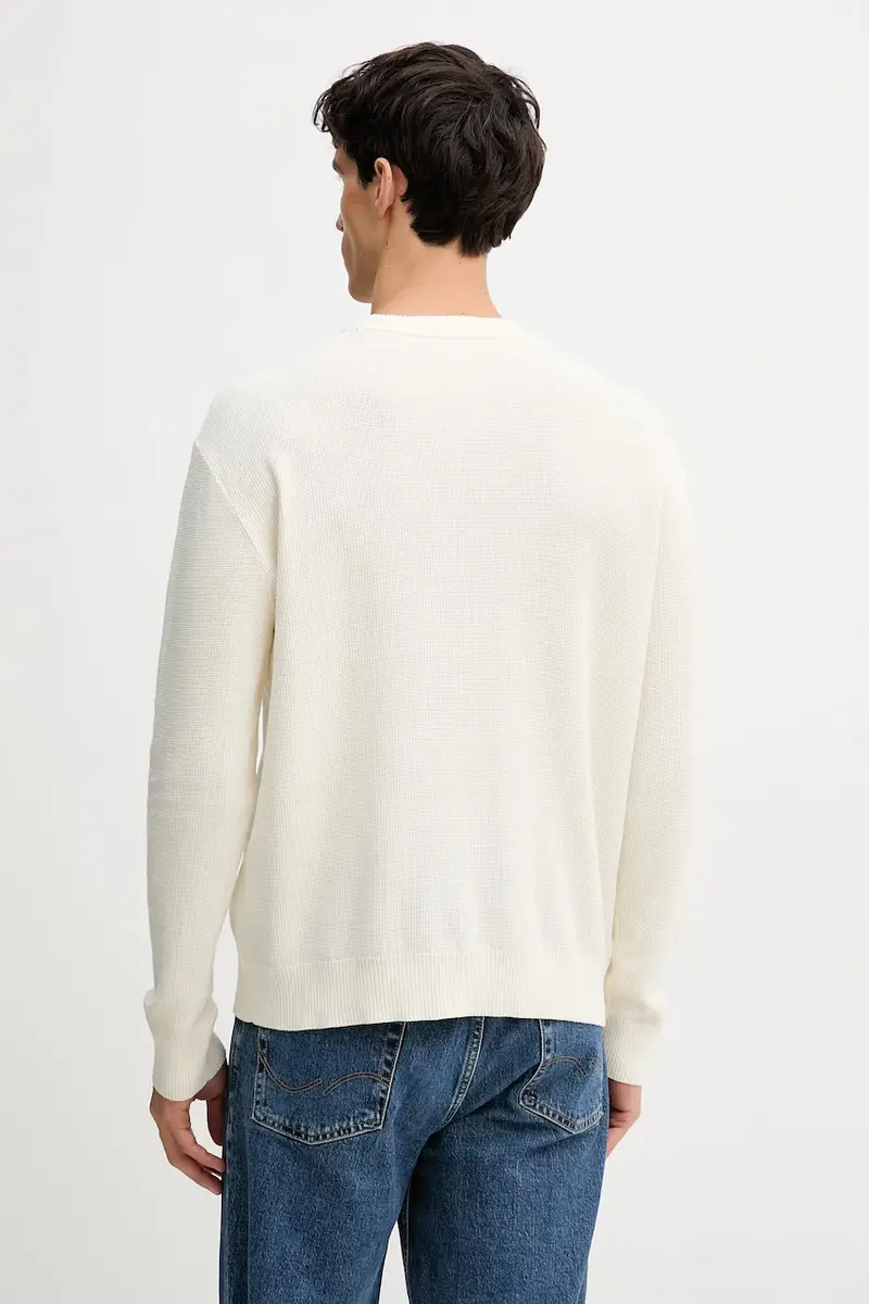 maglione in cotone uomo colore beige 10C1K10AI miniatura 3