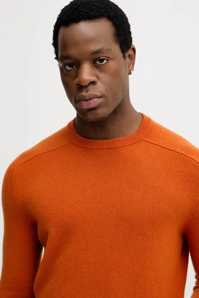 maglione in lana Arancione miniatura 4