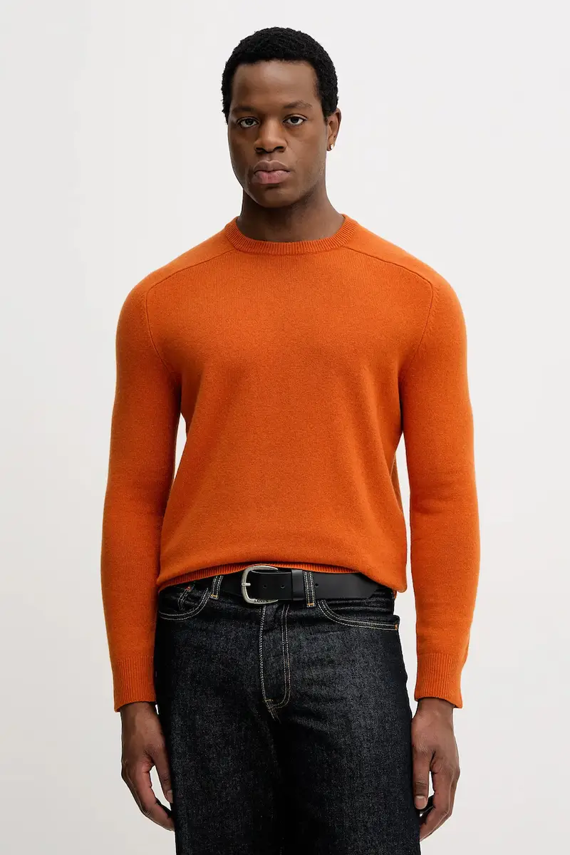 maglione in lana Arancione